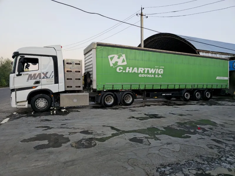 HOWO MAX 460 + CIMS Тентли Прицеп Сотилади 4