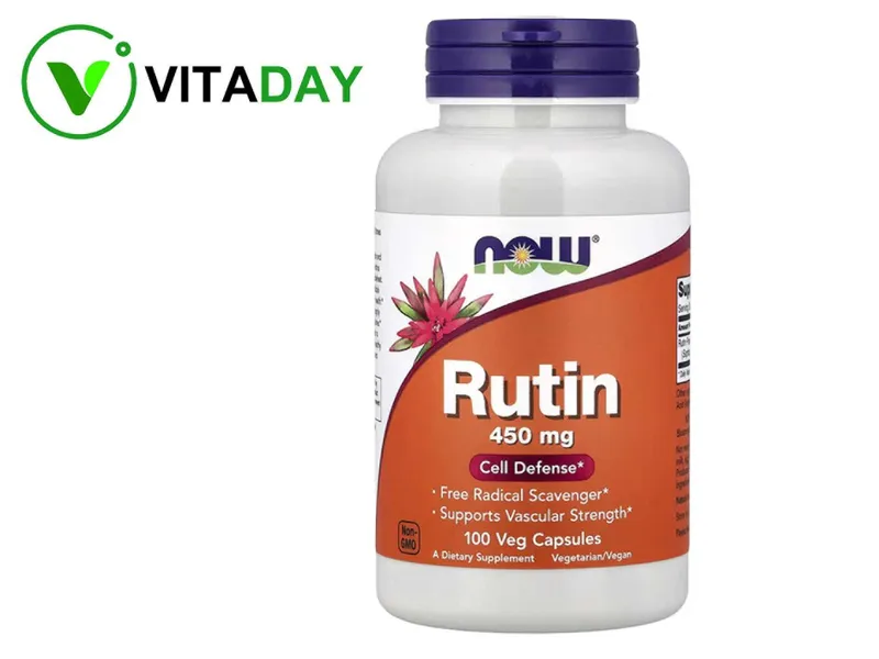 NOW Foods Rutin рутин 450 мг, 100 растительных капсул