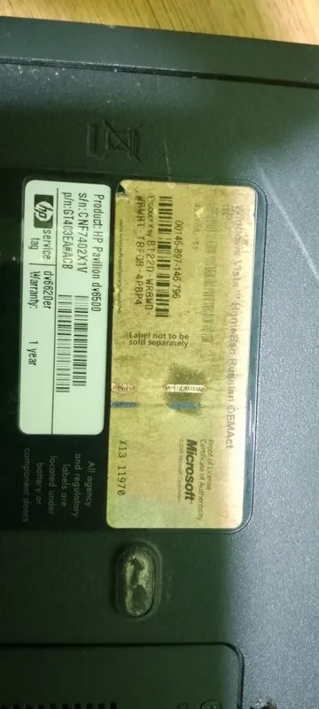 Notebook HP zaryatchigi