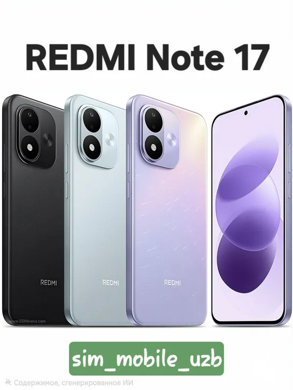 REDMI Note 17 4G (2026) New Super Skidka+Garantiya+Dastavka 1 REDMI Note 17 4G (2026) New Super Skidka+Garantiya+Dastavka 1