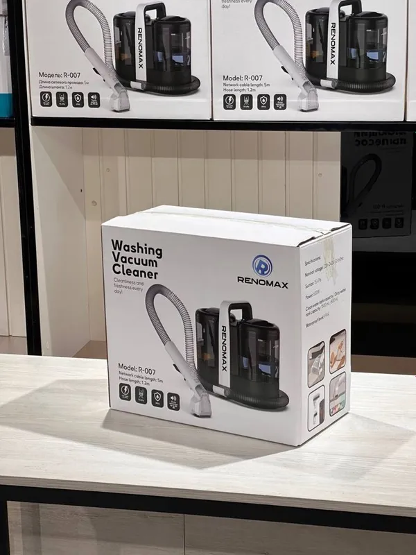 моющий пылесос Renomax changyutgichi 600 Vt, akvafiltr, 3 nasad