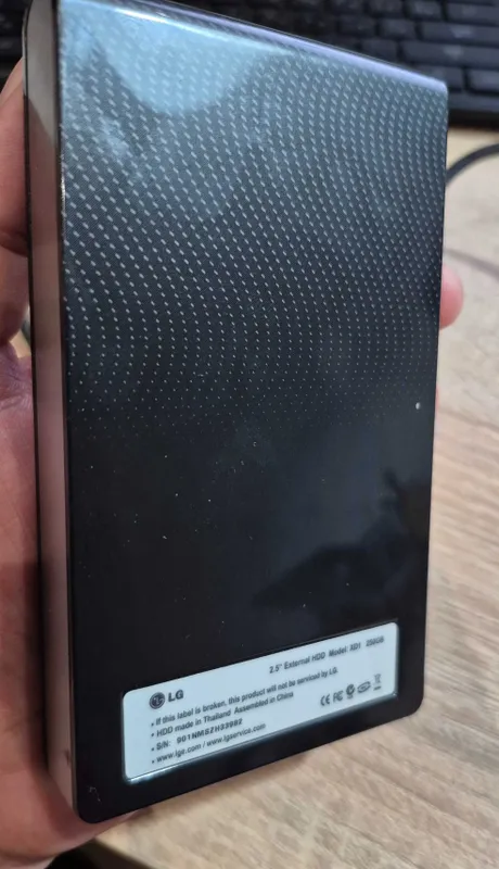 Внешний харддиск LG XD1 250 GB 4 Внешний харддиск LG XD1 250 GB 4