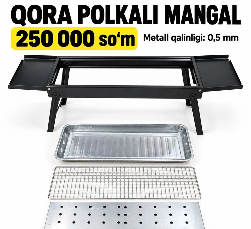 Yeĝiluvchan mangal Складной Мангал 60*20см 5 Yeĝiluvchan mangal Складной Мангал 60*20см 5
