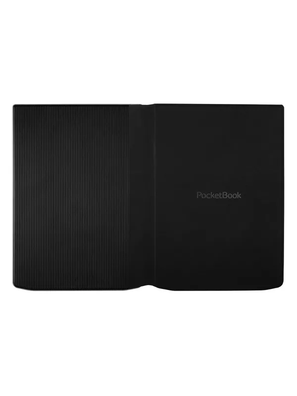 Чехол-книжка PocketBook Flip для PocketBook InkPad (743 Flip series Black), полиуретан/микрофибра, черный — фото 3