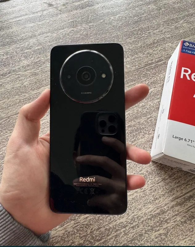 Redmi A3 sotiladi. Rangi: Midnight Black 6/128gb