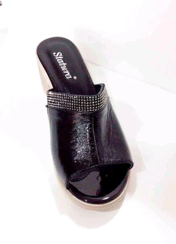 Кожаные шлёпки тапочки Statura,все размеры, Турция 4