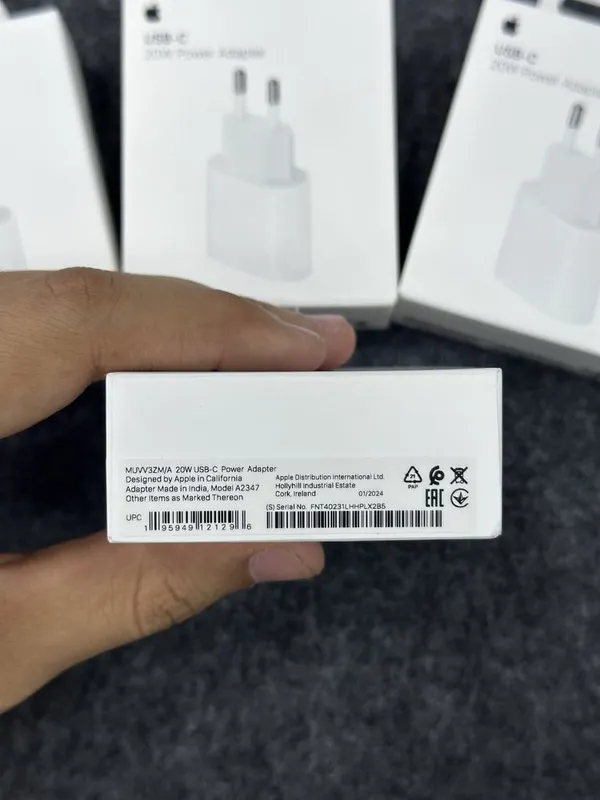 Блок питания apple 20w, 2024, оригинальная зарядка доя iphone — фото 3