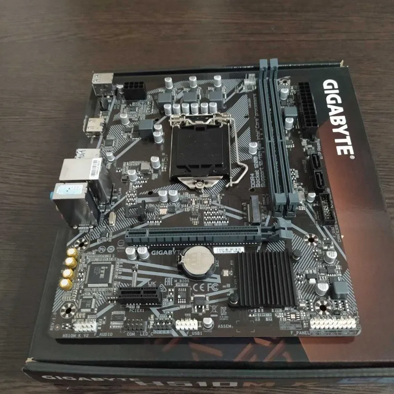 Материнская плата Gigabyte H510M K - абсолютно новая — фото 2 Материнская плата Gigabyte H510M K - абсолютно новая — фото 2