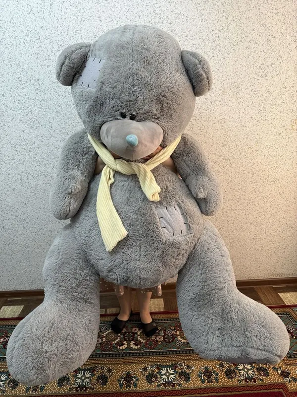 Teddy ayiq 2 metrlik holati yangi faqat oladigan tel qilsin — фото 3