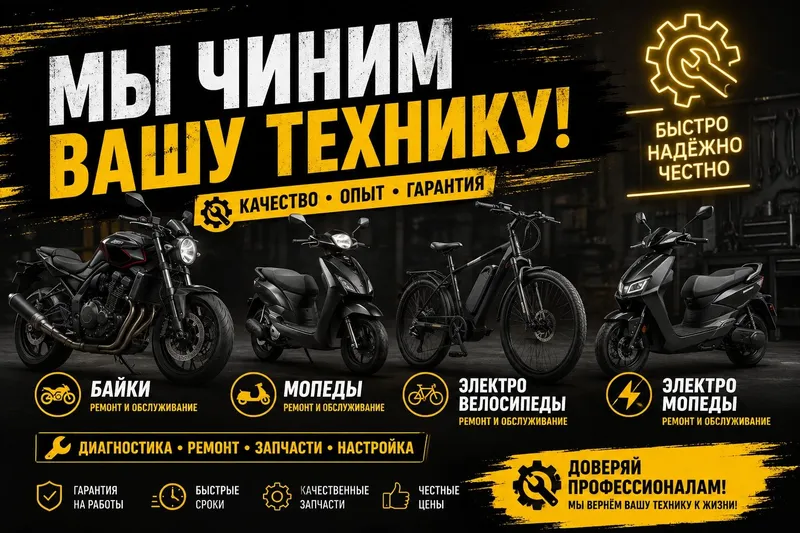 Ремонт мото техники