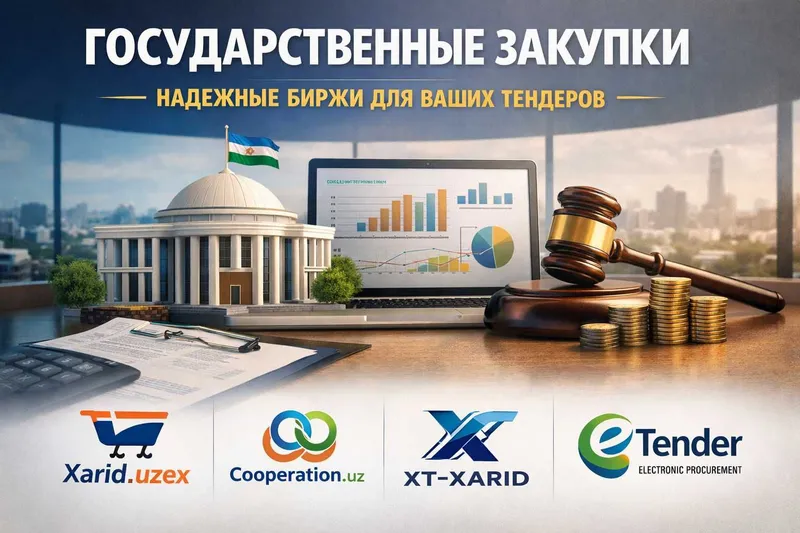 Обучение госзакупкам (Xarid / Cooperation / XT-xarid / Etender) Брокер