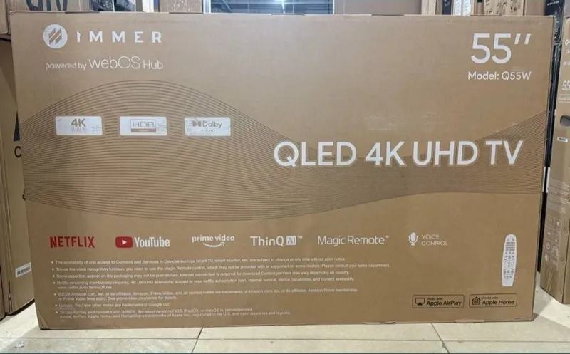Телевизор Immer 50/55/65" Smart TV 4K доставка бесплатно