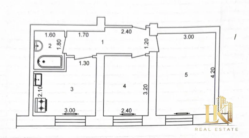 Продаётся 2-комнатная квартира, Мирзо-Улугбекский район 7