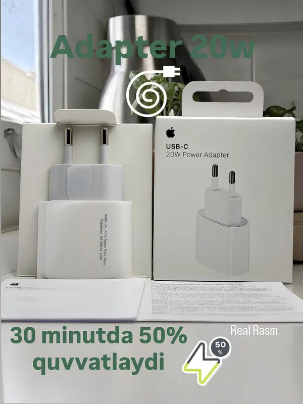 Комплект: Adapter 2 pin + Kabel Type-C