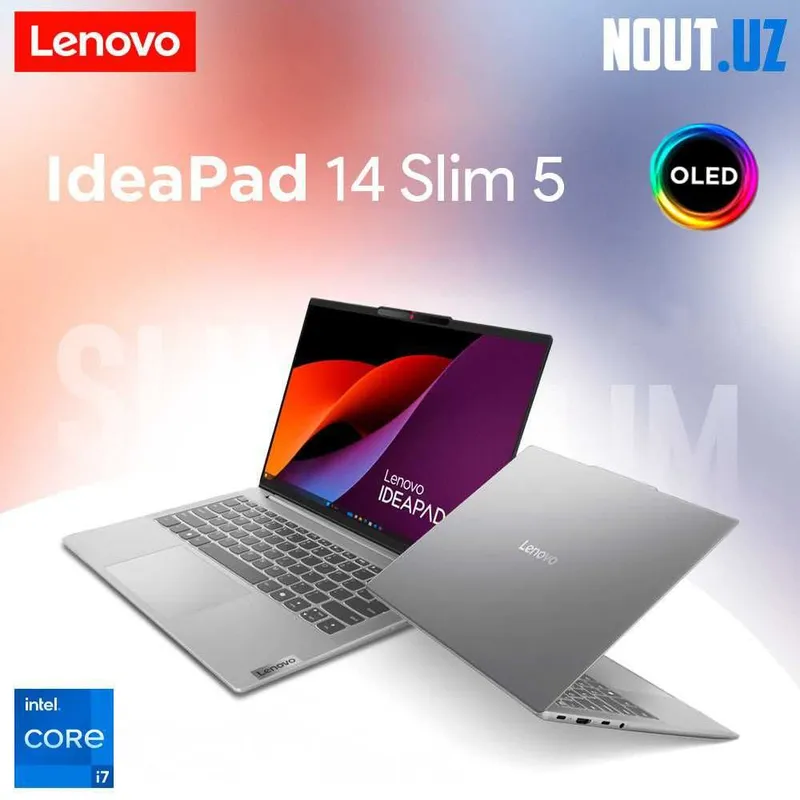 Lenovo IdeaPad Slim 5 14 i7-13620H,16GB,512GB, 1 год Гарантия Nout.uz