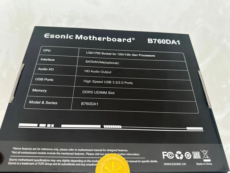 Мтеринская плата ESONIC B760DA1 — фото 1