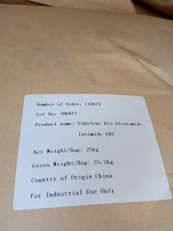 LUTAMIDE EBS (Ethylene Bis Stearamide) LUTAMIDE EBS (Ethylene Bis Stearamide)