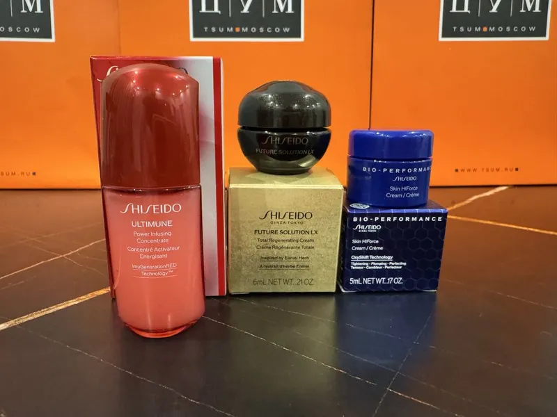 Кремы миниатюры Shiseido 1