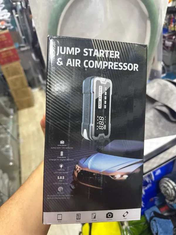 Повербанк бустер jump starter пуско-зарядное устройство powerbank 1