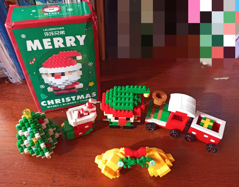 Конструктор Merry Christmas, мини лего
