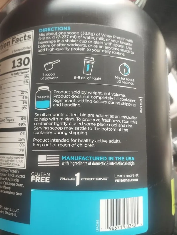 Rule 1 whey protein sotiladi — фото 2