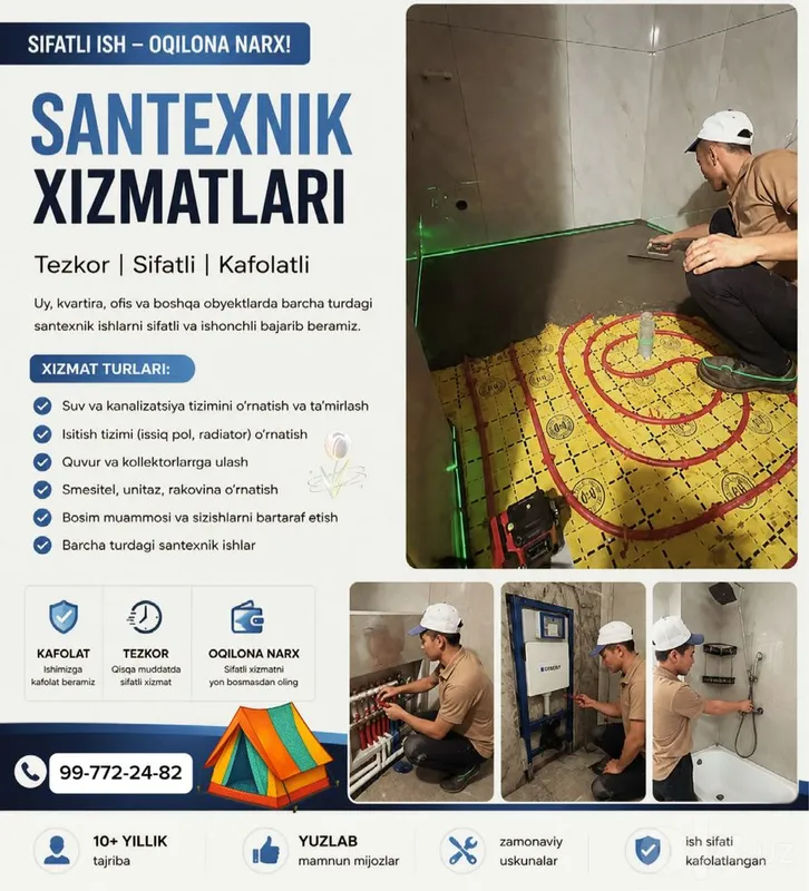 Santexnika xizmati 24/7 Santexnika xizmati 24/7