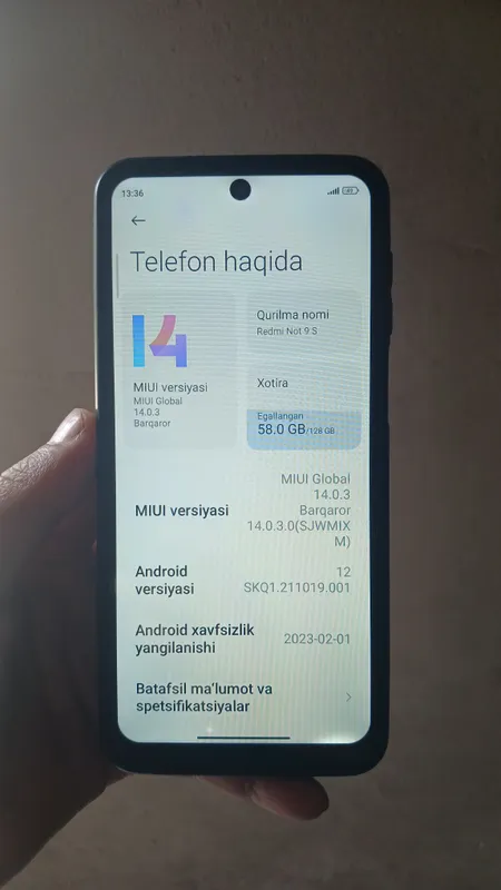 Redmi Not 9 S Pro