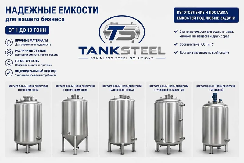 Бак ёмкость Нержавейка Nerjaveyka бочка нержавейка Nerjaveyka 5
