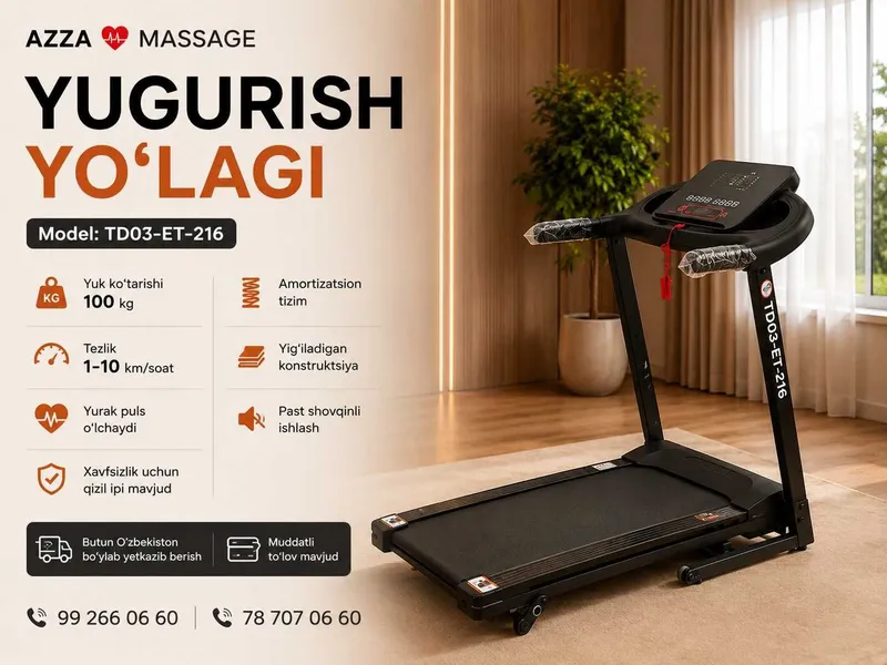 Uyingizda yugurish yo'lagi bilan o'z fitness zalingizni yarating 1