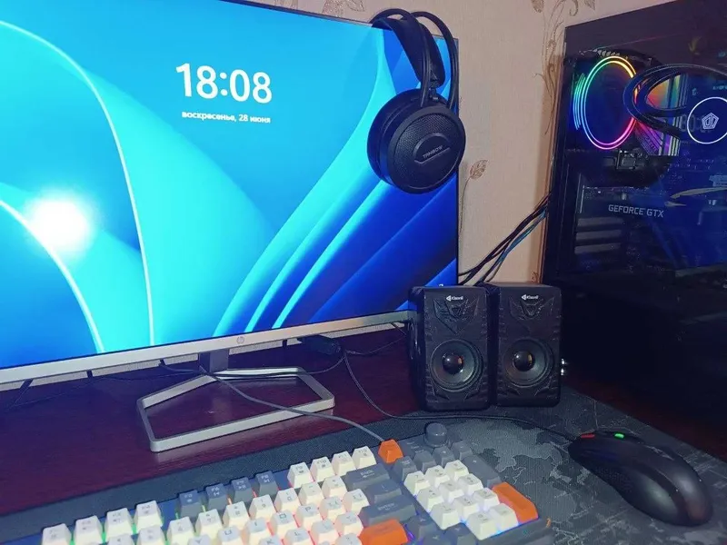 Компьютер. Отличный ПК для игр и монтажа + Монитор HP 27" в комплекте 1
