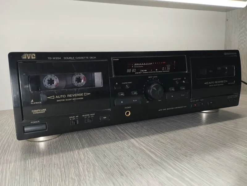 JVC TD-W254 audio magnitola, yaxshi holatda — фото 2