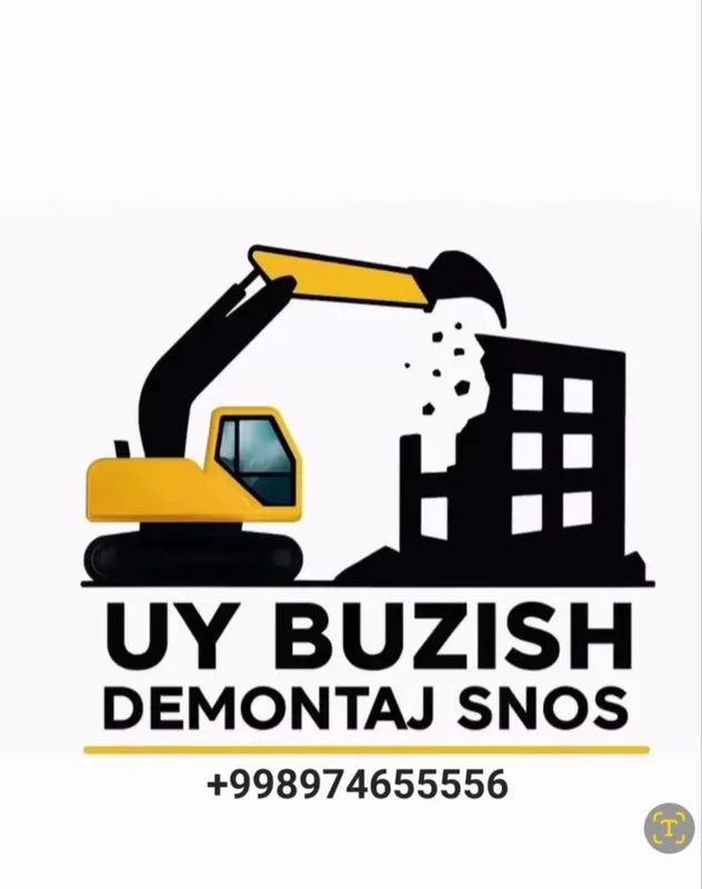 Uy buzish imorat buzish va снос демонтаж игларини киламиз Uy buzish imorat buzish va снос демонтаж игларини киламиз
