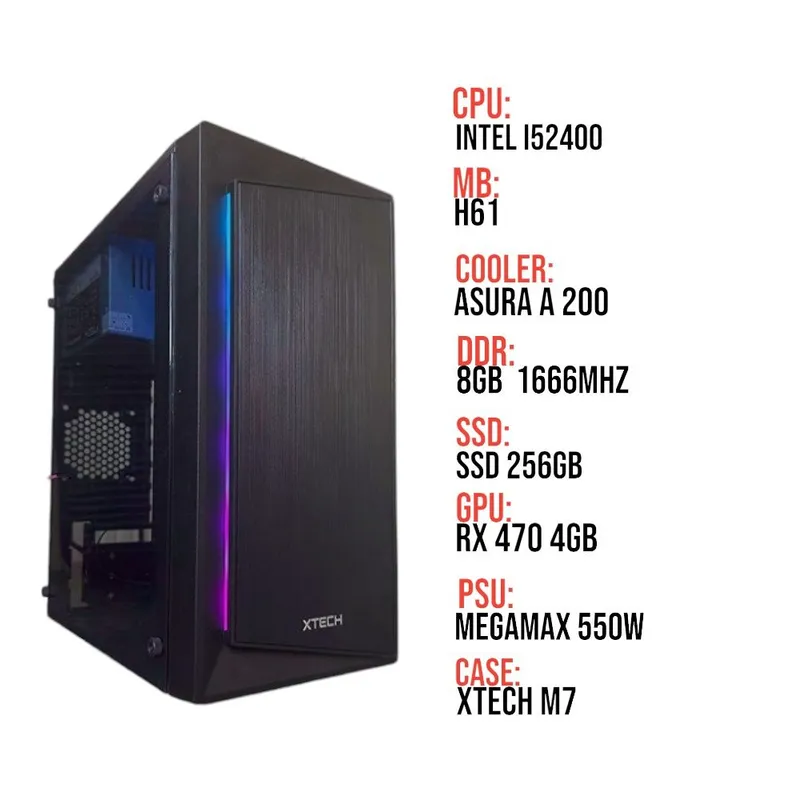 GAME compyuter i5 2400,ddr 8gb, RX 470 4gb GAME compyuter i5 2400,ddr 8gb, RX 470 4gb