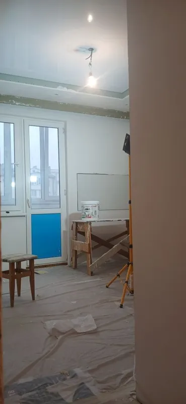 Шпаклёвка стен потолка гипсовая штукатурка — фото 3