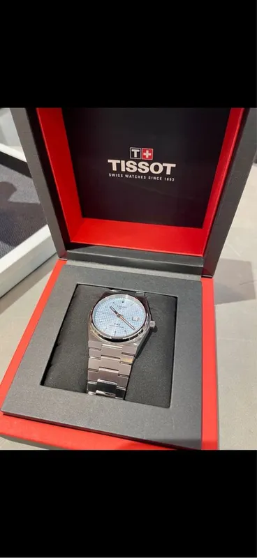 Срочно продается новые часы Tissot PRX Powermatic 80 Ice Blue 40mm 4