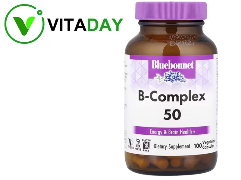 Bluebonnet B-Complex 50 B Complex 50 витамины группы B