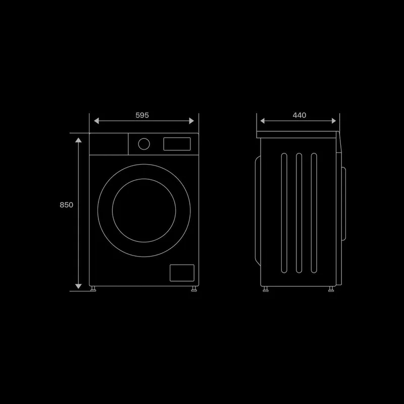 Стиральная Машина\ Kir yuvish mashinasi 6 кг Inverter 10 лет гарантии. — фото 1