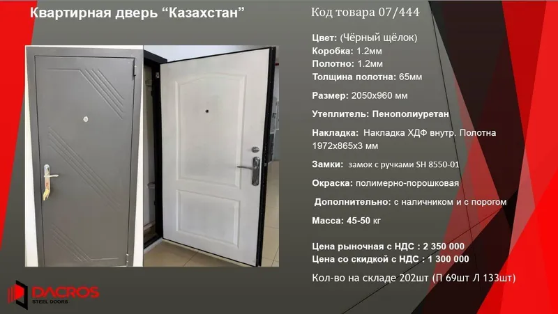 Двери квартирные, металлические — фото 4