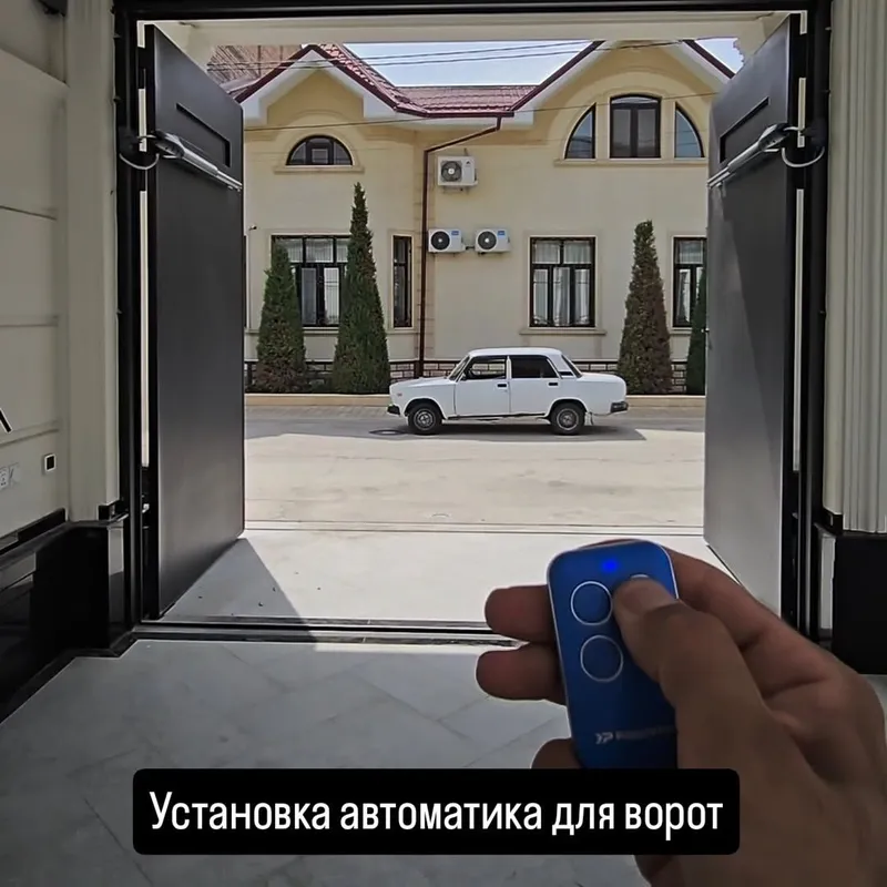 Установка камер видеонаблюдения и автоматики ворот Описан — фото 1
