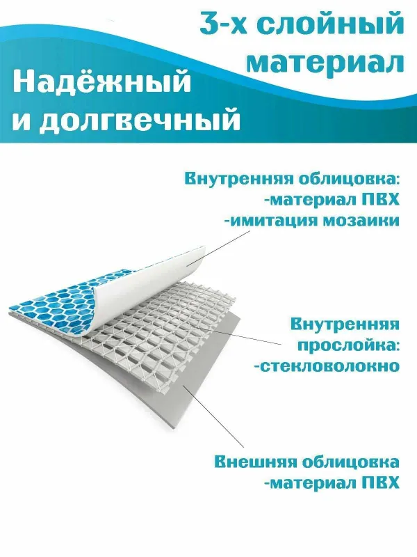 Каркасный бассейн "Prism Frame" Intex 26700, круглый, 305x76 см 6 Каркасный бассейн "Prism Frame" Intex 26700, круглый, 305x76 см 6