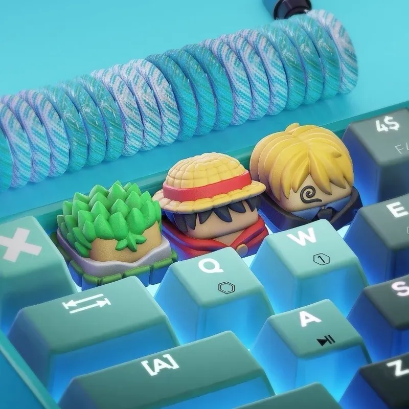 Mexanik klaviatura uchun One Piece keykaplari 5