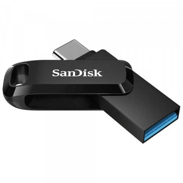 Флешка SanDisk USB Type-C 64GB — чёрная Флешка SanDisk USB Type-C 64GB — чёрная