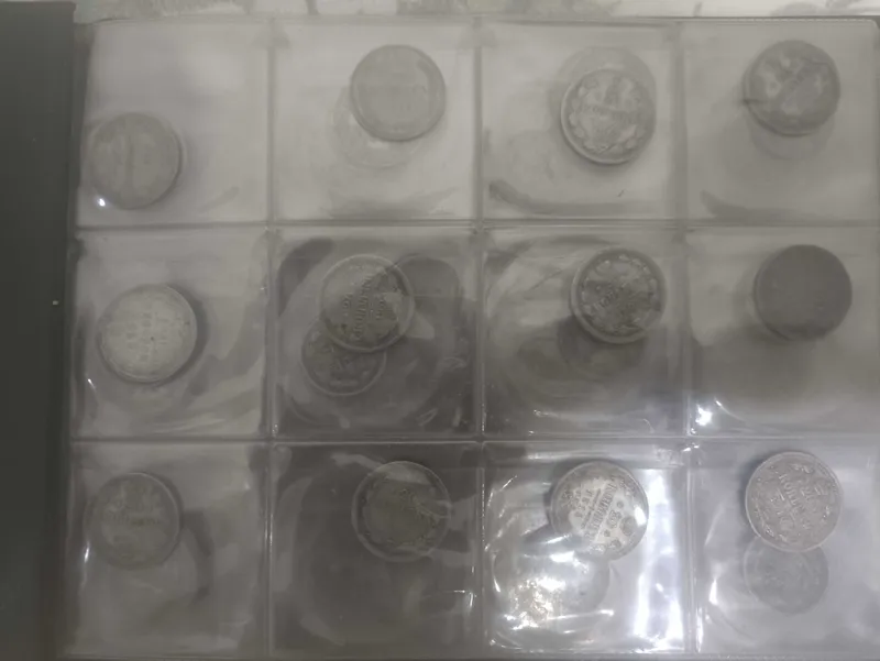 Продам коллекцию серебряных царских монет