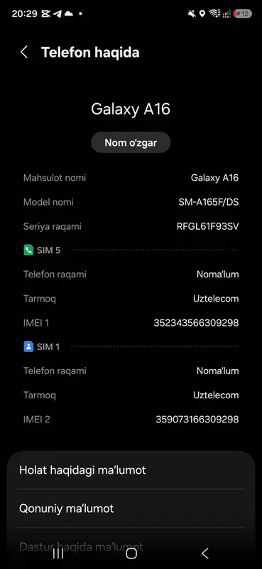 Samsung A16 3