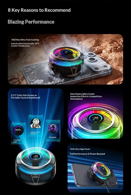 Black Shark 6 Pro uchun sovutgich 5 Black Shark 6 Pro uchun sovutgich 5