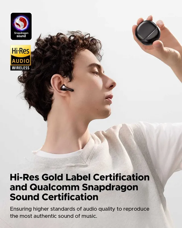 Беспроводные наушники SoundPEATS Air5 ANC Bluetooth 5.4 шумоподавление — фото 5 Беспроводные наушники SoundPEATS Air5 ANC Bluetooth 5.4 шумоподавление — фото 5