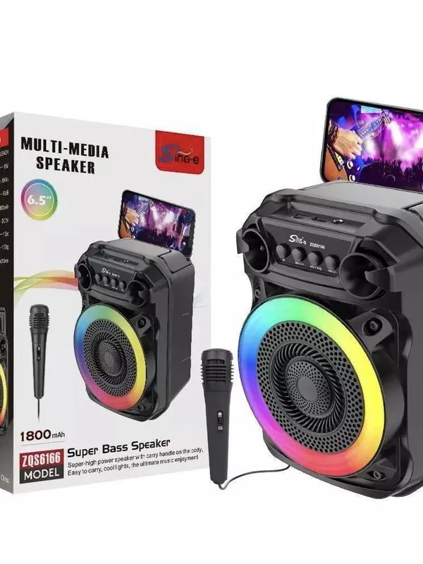 Karaoke kalonka Bluetooth ZQS 6166, 14100 mikrofon