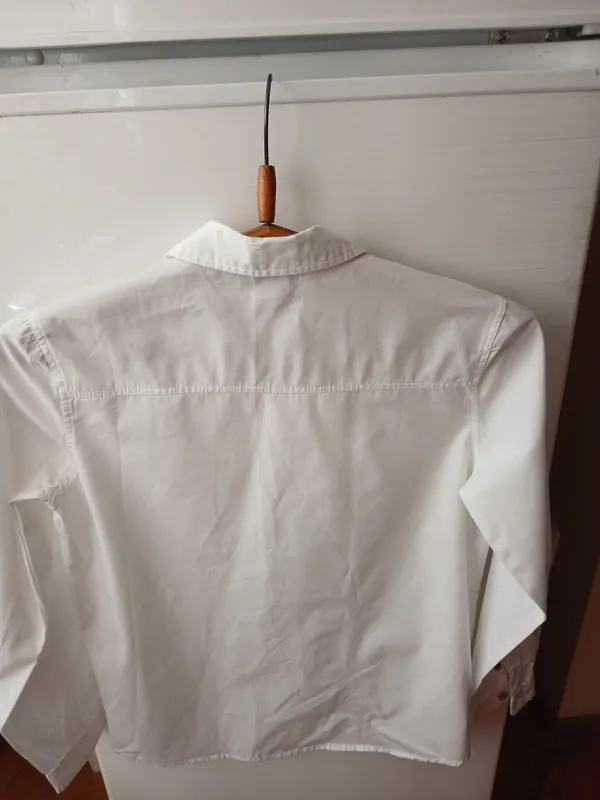рубашка белая школьная 134 см 150 см 4