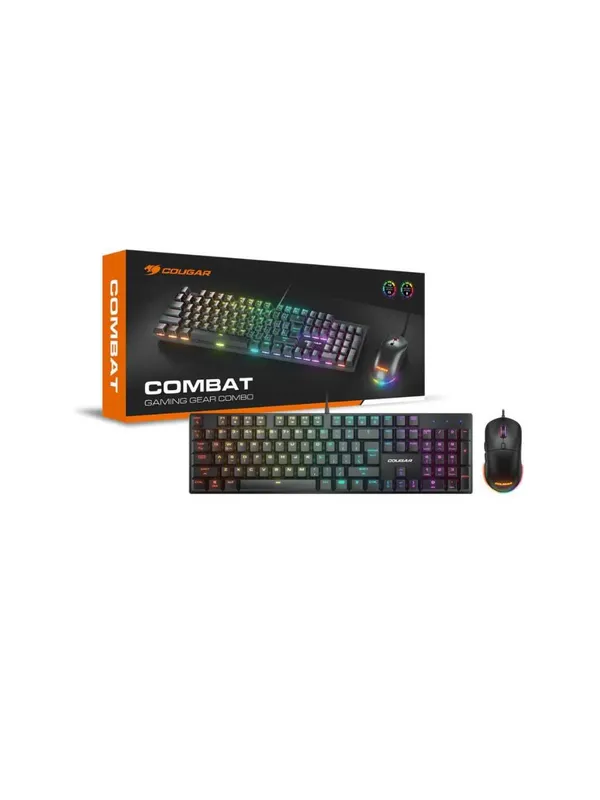 Клавиатура + Мышь Cougar / Combat Combo / Чёрный (Black) / 1800 мм 2 Клавиатура + Мышь Cougar / Combat Combo / Чёрный (Black) / 1800 мм 2