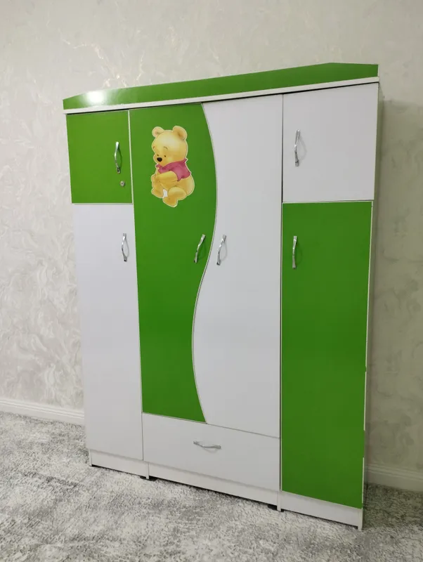 Детский шкаф и двухъярусная кровать 2 Детский шкаф и двухъярусная кровать 2